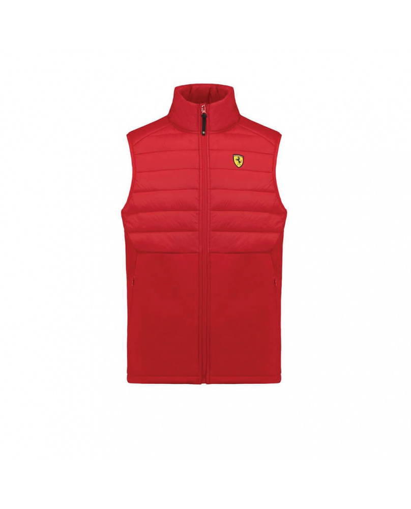 gilet sans manche rouge