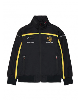 Veste softshell zippée Lamborghini noir et or