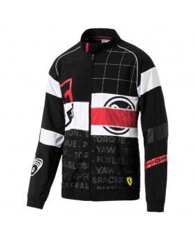 Veste zippée  Ferrari noir