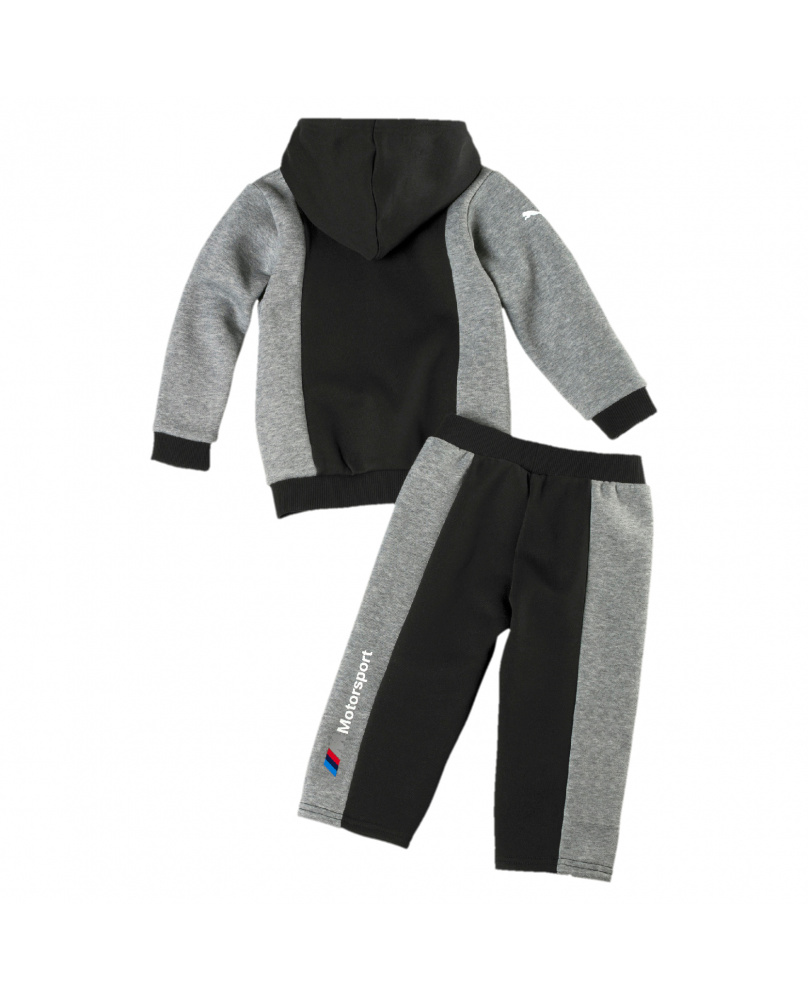 Ensemble de surv??tement enfant BMW Motorsport / Puma Noir et Gris Taille textile multi 62-3mois