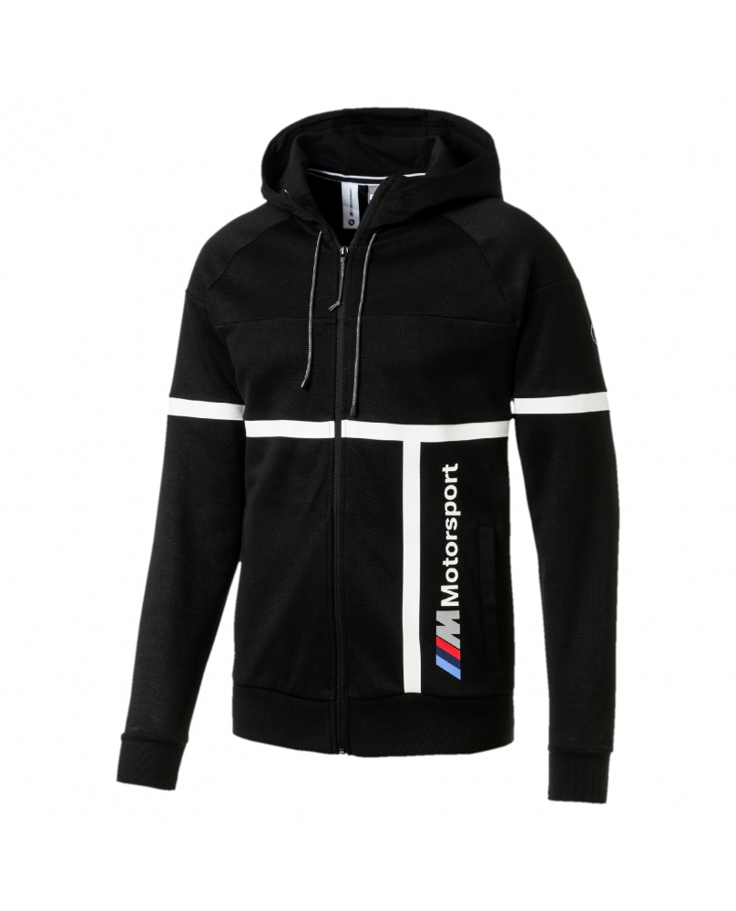 Sweat capuche zippé BMW Motorsport noir