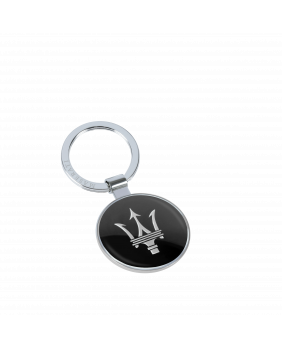 Porte-clé métal Maserati noir