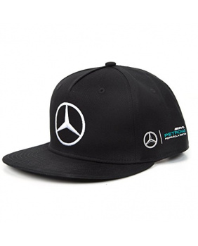 Casquette flat Hamilton Mercedes AMG noir