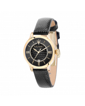 Montre aiguilles femme Epoca Maserati noir 36mm