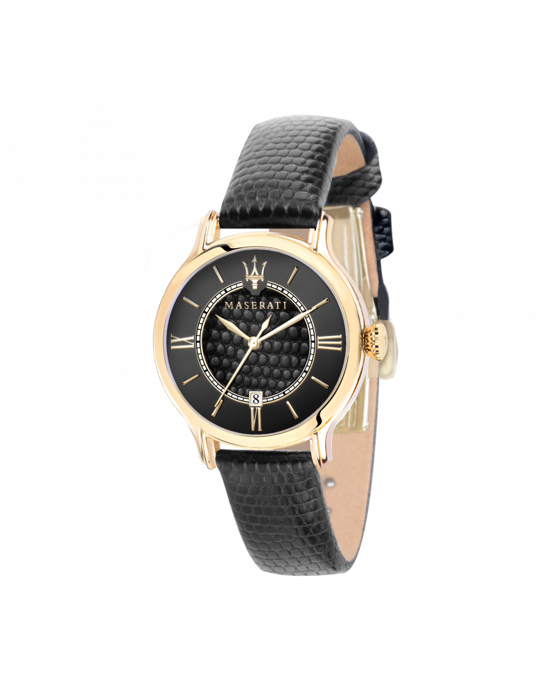 Montre aiguilles femme Epoca Maserati noir 36mm