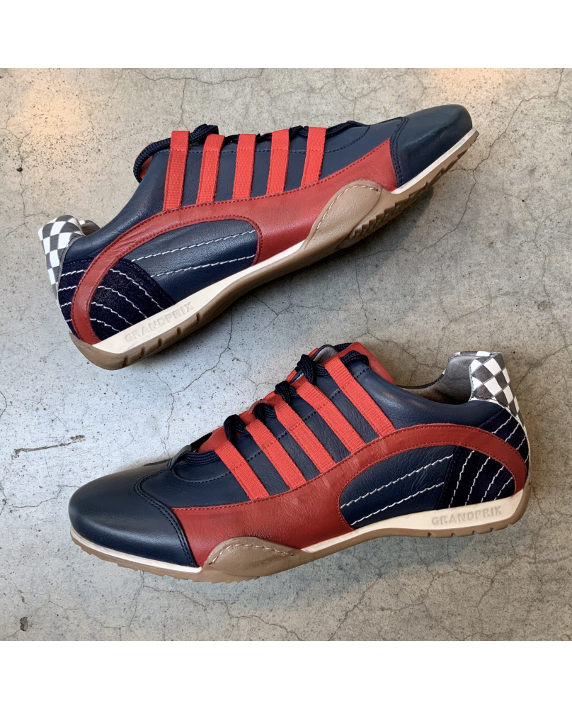 Chaussures Racing sneaker cuir Gulf marine.rouge Chaussures Racing sneaker cuir Gulf marine.rouge
