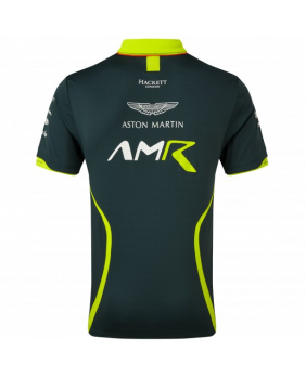Polo 1/4 zip Aston Martin vert