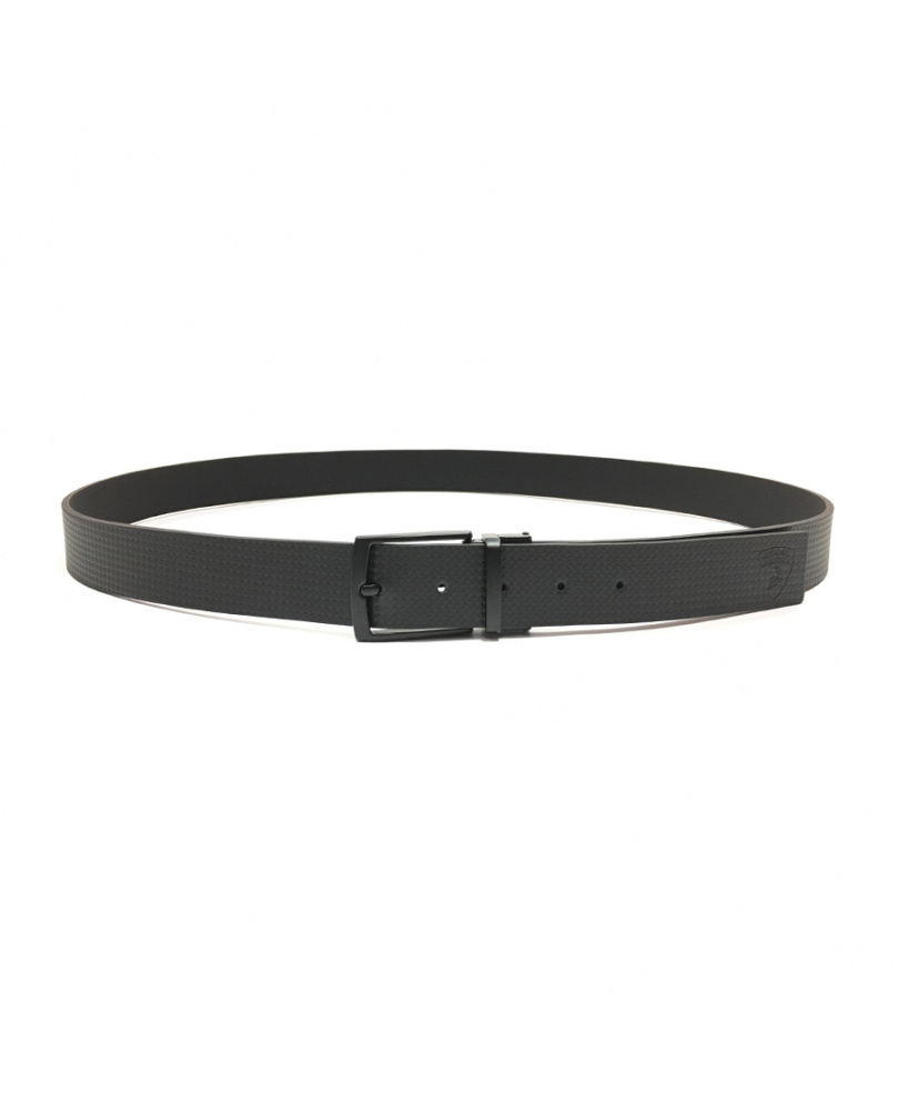 Ceinture Lamborghini noir 110 cm