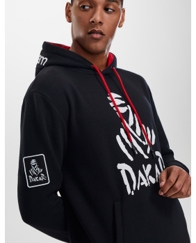 Sweat capuche Dakar noir