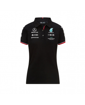 Polo femme Mercedes AMG noir