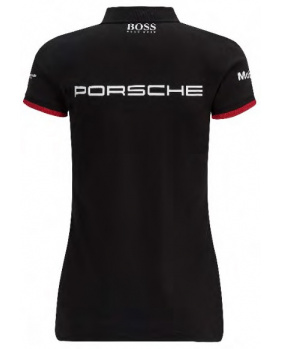 Polo femme Porsche noir