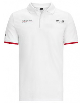 Polo Porsche blanc