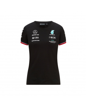 T-shirt femme Mercedes AMG noir
