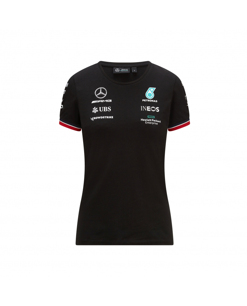 T-shirt femme Mercedes AMG noir