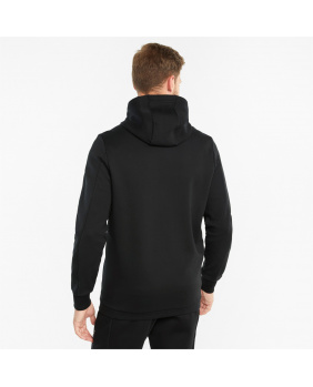 Sweat zippé capuche Mercedes noir