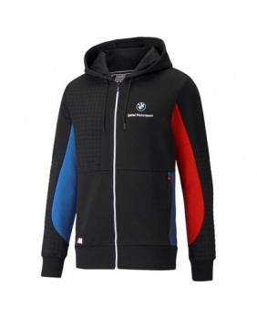 Sweat capuche zippé BMW Motorsport noir