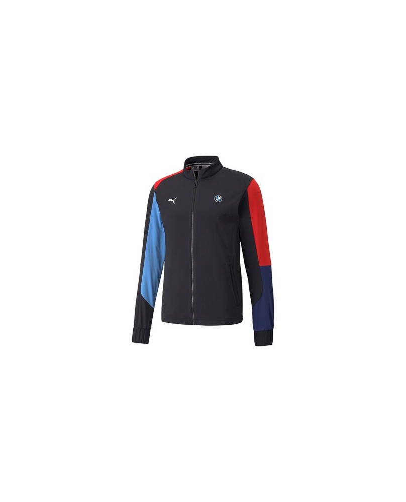 Sweat zippé BMW Motorsport noir bleu et rouge