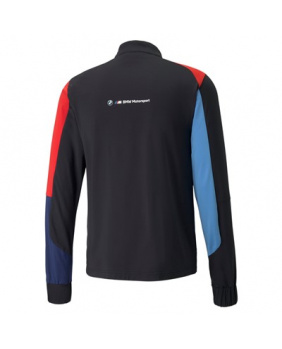 Sweat zippé BMW Motorsport noir bleu et rouge