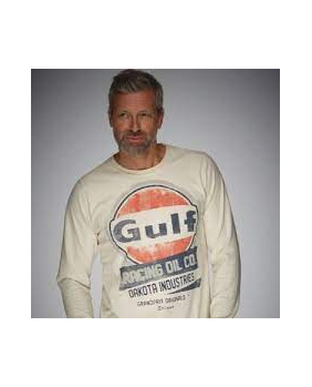 T Shirt  Gulf Oil Racing LM Creme