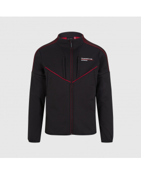 Softshell Porsche noir-rouge