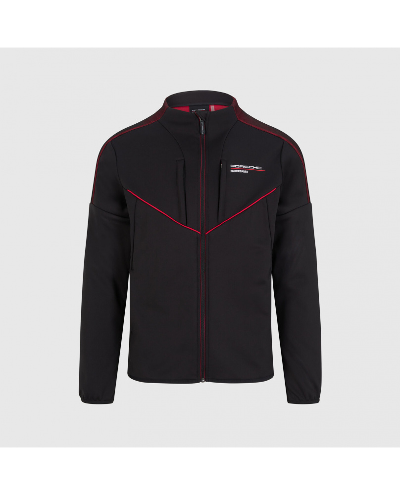 Softshell Porsche noir-rouge