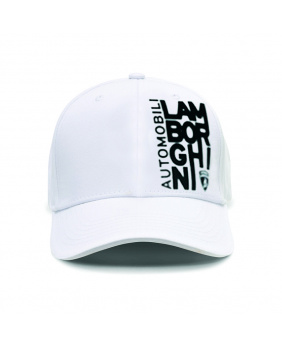 Casquette Lamborghini blanc-noir