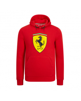 Sweat à capuche logo enfant Ferrari rouge