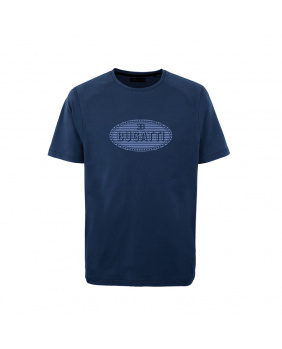 T-shirt macaron Bugatti bleu