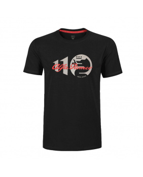 T-shirt Alfa Romeo noir