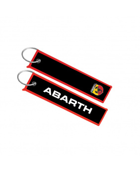 Porte-clés Abarth noir-rouge