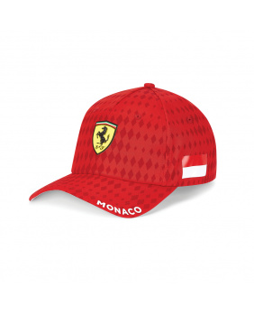 Casquette Monaco Ferrari rouge