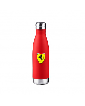 Bouteille d'eau Ferrari rouge mat