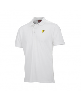 Polo Ferrari blanc