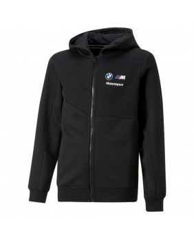 Sweat zippé à capuche BMW noir