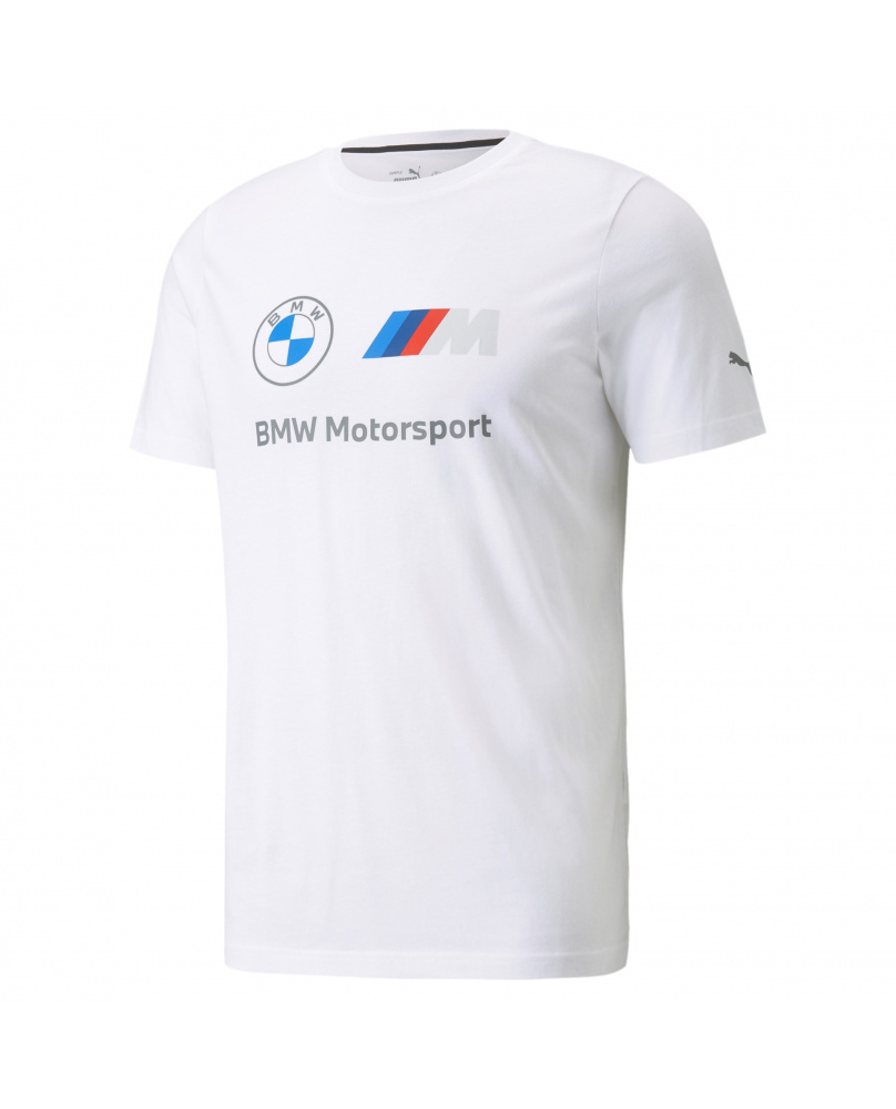 T-shirt BMW logo blanc