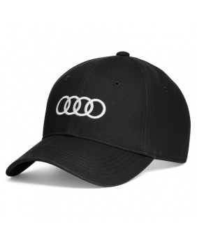 Casquette logo Audi noire