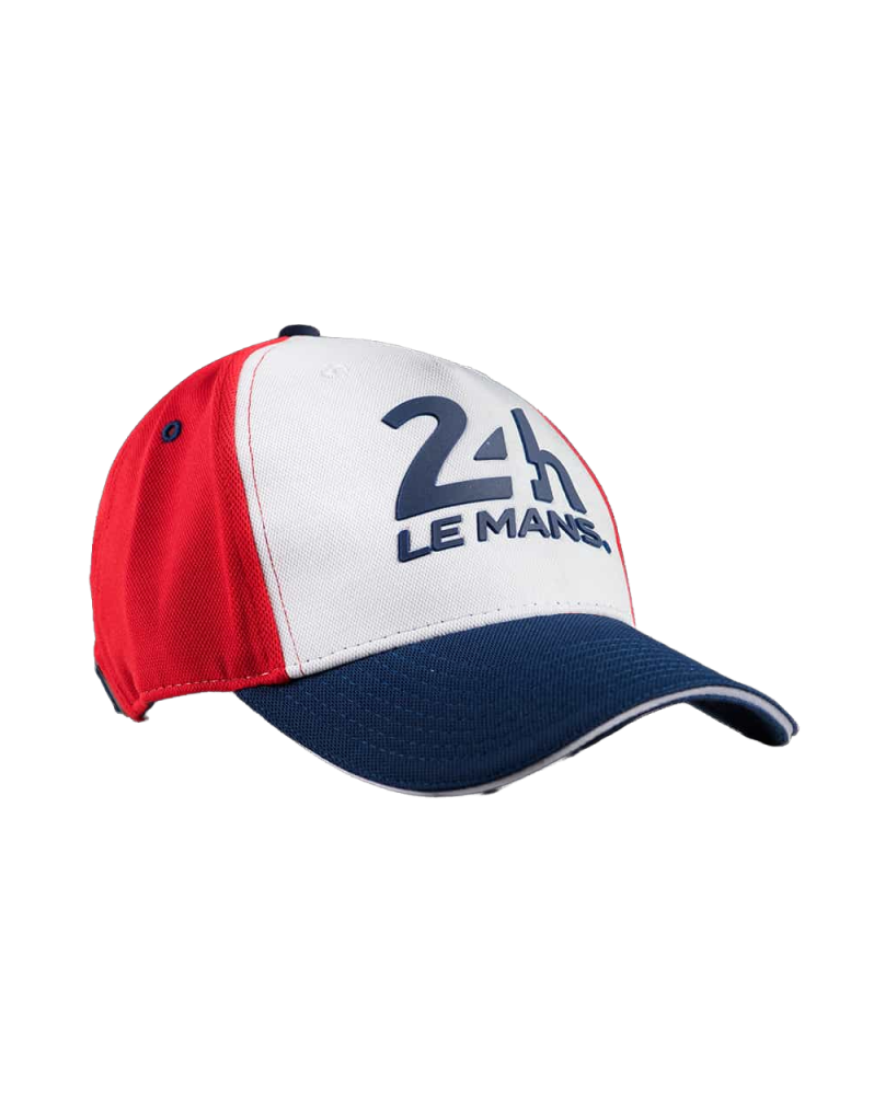 Casquette tricolore 24H Le mans bleu-blanc-rouge