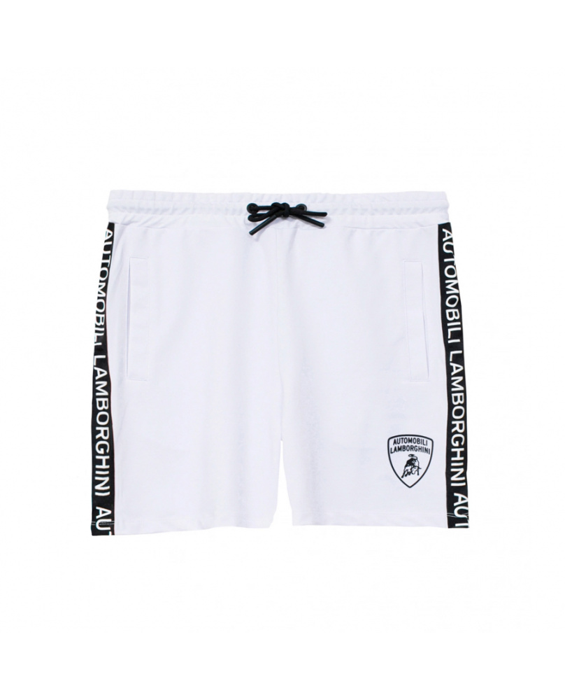 Maillot de bain logo Lamborghini blanc