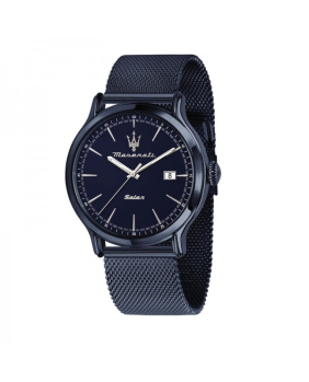 Montre Maserati solar 42mm bleu