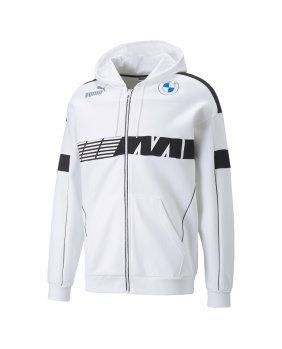 Sweat zippé BMW blanc