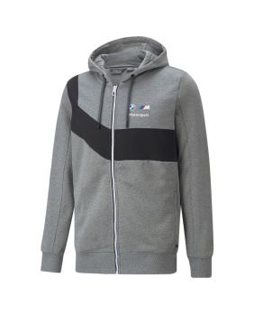 Sweat zippé capuche Bmw Gris