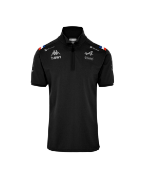 Polo Team Alpine 1/4 de zip noir