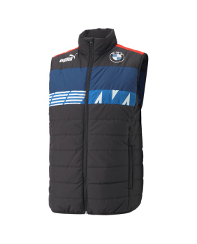 Doudoune sans manches bmw noir-bleu-rouge