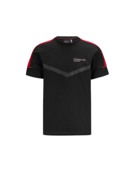 T-shirt Porsche noir-rouge