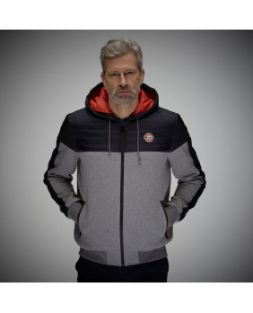 Veste à capuche athletic Gulf bleu marine-gris