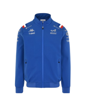 Softshell Team Alpine Bleu royal