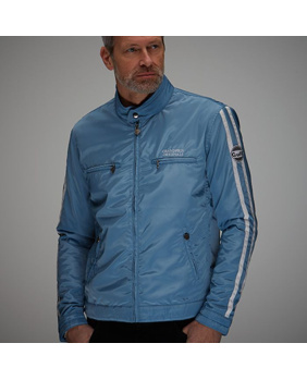 Blouson racing Gulf  bleu-ciel