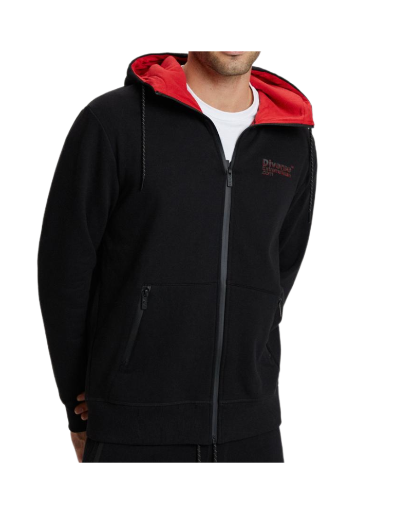 Sweat zippé capuche Dakar noir