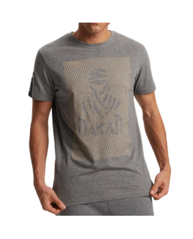 T-shirt affiche Dakar gris