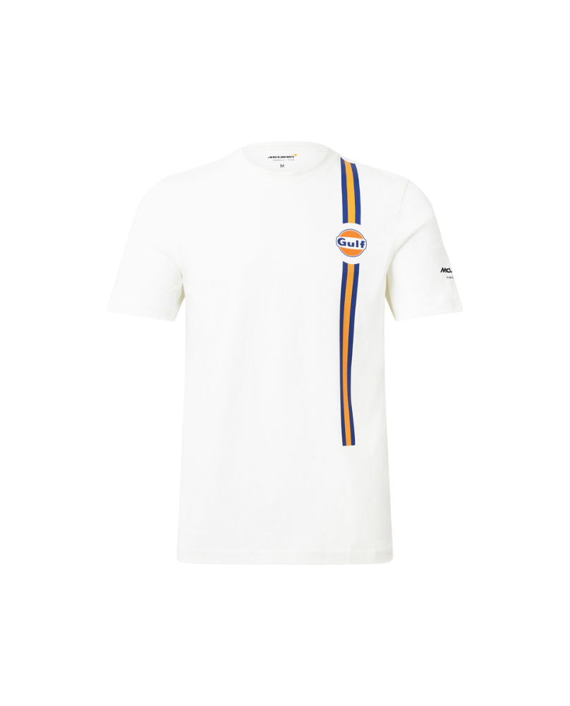 T-shirt MC LAREN-GULF  blanc